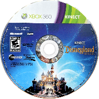 Kinect Disneyland Adventures Xbox 360 US box art